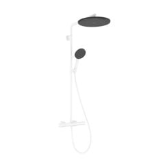 Hansgrohe Raindance Alive S zuhany készlet fal termosztáttal trópusi zuhany opcióval fehér 24594700