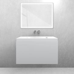 Készlet mosdótál Oltens Kalla 40210000, szekrény Oltens Vernal 60014700
