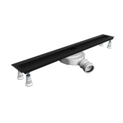 Schedline Slight Flow lineáris lefolyófedél 90 cm fekete SOLBWN-90035C