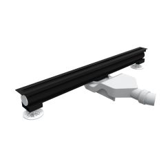 Schedline Thin Flow lineáris lefolyó 110 cm fekete SOLBV1-110012C