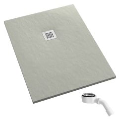 Schedpol Kalait Cement Stone téglalap alakú zuhanytálca 180x80 cm cement 3.3114/CT/ST-M2