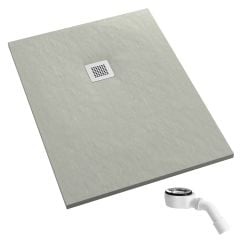 Schedpol Kalait Cement Stone téglalap alakú zuhanytálca 170x80 cm cement 3.3113/CT/ST-M2