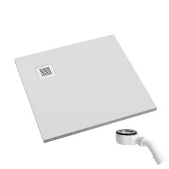 Schedpol Kalait Smooth White négyzet alakú zuhanytálca 100x100 cm fehér 3.3102-M2