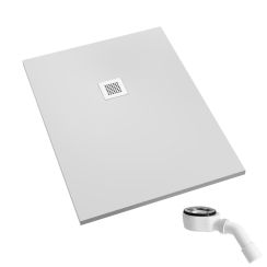Schedpol Kalait Smooth White téglalap alakú zuhanytálca 90x80 cm fehér 3.3155-M2