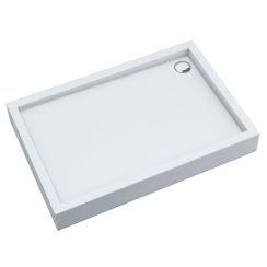 Schedpol Medium téglalap alakú zuhanytálca 100x90 cm fehér 3.4745