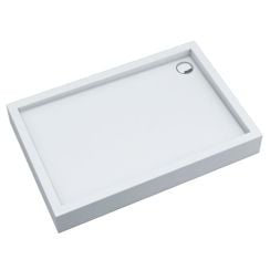 Schedpol Medium téglalap alakú zuhanytálca 100x80 cm fehér 3.4736