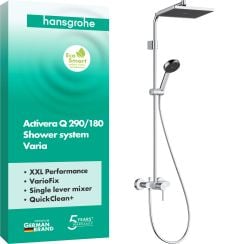 Hansgrohe Activera Q zuhany készlet fal trópusi zuhany opcióval króm 28747000