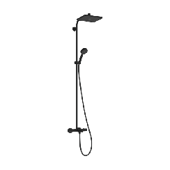 Hansgrohe Activera Q zuhany készlet fal termosztáttal trópusi zuhany opcióval fekete 28753670