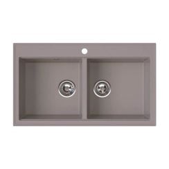Ferro Stampo gránit mosogató 86x50 cm barna DRGS2/50/86TU