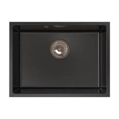 Ferro Stampo gránit mosogató 54x40 cm fekete DRGS1-U/40/54BM