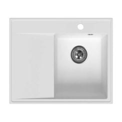 Ferro Stampo gránit mosogató 60x50 cm fehér DRGS-R/50/60WH