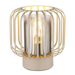 Globo Lighting Alfred asztali lámpa 1x40 W homok 15758T