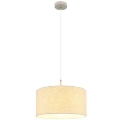 Globo Lighting Deleon függőlámpa 1x60 W homok-krém 15968H