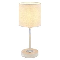Globo Lighting Deleon asztali lámpa 1x40 W homok-krém 15968T