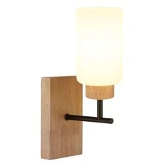 Globo Lighting Rowena fali lámpa 1x60 W fehér-barna 15977W