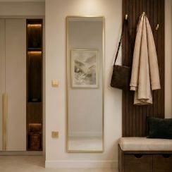 Baltica Design Aluma tükör 40x160 cm négyszögletes arany 5904107933542