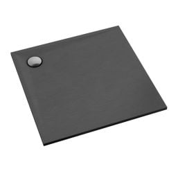 Schedpol Etrusco Anthracite Stone négyzet alakú zuhanytálca 90x90 cm antracit 3.461/A/ST