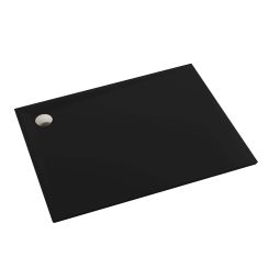 Schedpol Etrusco Black Mat téglalap alakú zuhanytálca 100x90 cm fekete 3.469/C/MG