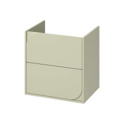 Cersanit Crea II szekrény 59.4x44.7x62.1 cm mosdókagyló alá akasztható zöld S1058-030