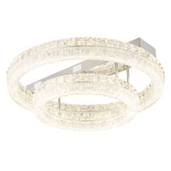 Globo Lighting Laurel mennyezeti lámpa 2x60 W króm-átlátszó 67387-60D