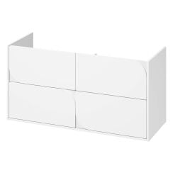 Cersanit Crea II szekrény 119.4x44.7x62.1 cm mosdókagyló alá akasztható fehér S1058–023