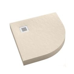 Schedpol New Horizons Cashmere Stone félkör alakú zuhanytálca 90x90 cm bézs 3.3304/PK/ST-M2