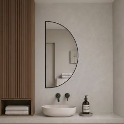 Baltica Design Aluma tükör 40x80 cm fekete 5904107933696