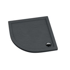Schedpol Caspar Grey Stone félkör alakú zuhanytálca 80x80 cm szürke 3.263/S/ST