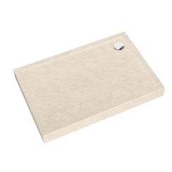 Schedpol Caspar New Cashmere Stone téglalap alakú zuhanytálca 120x80 cm bézs 3.2333/PK/ST