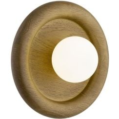 Argon Rondo oldalfali lámpa 1x6 W fehér-fa 8971