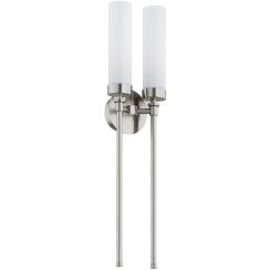 Argon Preston oldalfali lámpa 2x7 W fehér-nikkel 7292