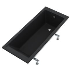 Schedline Maio Black Mat egyenes kád 140x70 cm fekete 3WST.M2P-14070/C/MG