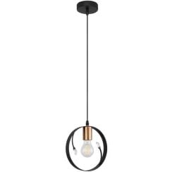 Globo Lighting Vigo függőlámpa 1x60 W fekete 15346-1