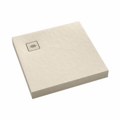 Schedline NonLimits Cashmere Stone négyzet alakú zuhanytálca 100x100 cm bézs 3ST.N1K-100100/PK/ST-M1/PK/ST