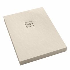 Schedline NonLimits Cashmere Stone téglalap alakú zuhanytálca 100x90 cm bézs 3ST.N1P-90100/PK/ST-M1/PK/ST