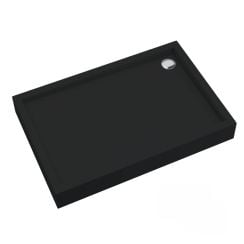 Schedline Cameron Black Mat téglalap alakú zuhanytálca 100x90 cm fekete 3ST.C1P-90100/C/MG