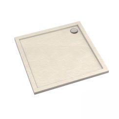 Schedline Sharper Cashmere Stone négyzet alakú zuhanytálca 80x80 cm bézs 3S.S1K-8080/PK/ST