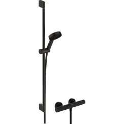 Hansgrohe Pulsify Select zuhany készlet fal termosztáttal fekete 24261670