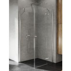 New Trendy Kalibra zuhanykabin 120x90 cm négyszögletes króm fényes/átlátszó üveg K-5039