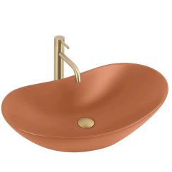 Rea Royal mosdótál 61.5x35.5 cm ovális mosdótálak matt REA-U3530