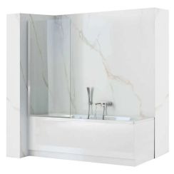 Rea Lagos zuhanyparaván 70 cm egyrészes króm /átlátszó üveg REA-W7639