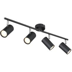 Globo Lighting Allvi mennyezeti lámpa 4x25 W fekete 57914-4