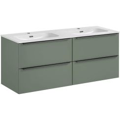 Készlet mosdótál Comad Fly FLY 140D DP ( E-8073-140D ), szekrény Comad Sombra Green SOMBRA GREEN 82-70-46-2S