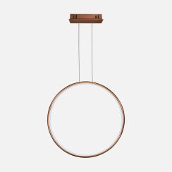 Altavola Design Ledowe Okręgi függőlámpa 1x30 W réz LA073/X_80_in_3k_copper_dimm