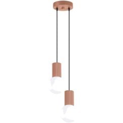 Sollux Lighting Halo függőlámpa 2x8 W barna SL.1976