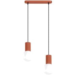 Sollux Lighting Halo függőlámpa 2x8 W piros SL.1985