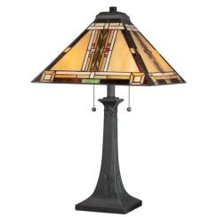 Elstead Lighting Navajo asztali lámpa 2x60 W sokszínű QZ-NAVAJO-TL-VB