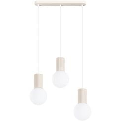 Sollux Lighting Halo függőlámpa 3x8 W bézs SL.1993