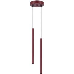 Sollux Lighting Arche függőlámpa 2x8 W burgundi SL.2043