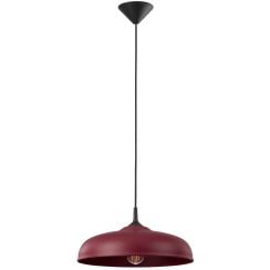 Sollux Lighting Gina függőlámpa 1x15 W burgundi SL.2063